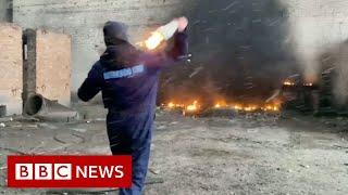 Volunteers prepare to defend Ukrainian city of Odessa from Russian army - BBC News