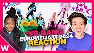  VB Gang – KABOOM Reaction | Eurovizija.LT 2024