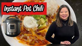 INSTANT POT CHILI | DELICIOUS | HEALTHY | EASY