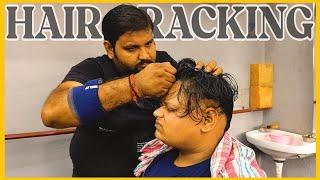 Intense Hair Cracking Head Massage | Loud Skin Cracking by Indian Barber SHAMBOO#asmr