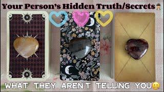 Your Person's Hidden Truth/SecretsWhat they aren't telling you?Timeless pick a card love reading