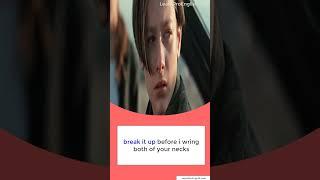 break it up is a phrasal verb - Learn English with Movies - #shorts