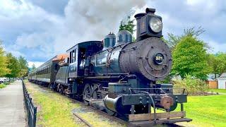 Seattle Trains: Snoqualmie Valley Railroad on Father's Day 2022 - NPR 924 Steam Locomotive 60fps P2