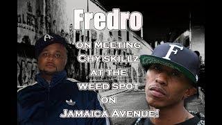 The Drop A Gem Show- Fredro on meeting Chyskillz at the weed spot on Jamaica Avenue!