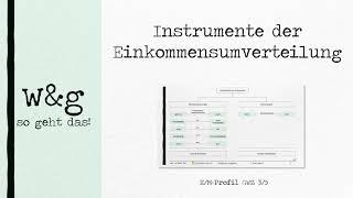 GWZ 5 sozialer Ausgleich - #1 Instrumente