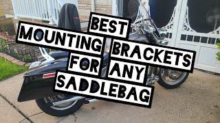 How to Install ANY Kind of Bags to your Bike!  What I run on my Honda VTX 1800c