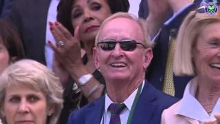 Legend Rod Laver leads applause for Djokovic