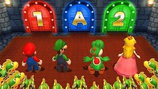 Mario Party 9 MiniGames - Mario Vs Yoshi Vs Luigi Vs Peach (Master Cpu)