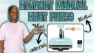 *new* HTVRONT MANUAL HEAT PRESS | Review