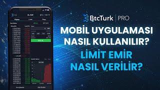 BtcTurk | PRO'da Limit Emir Nasıl Verilir?