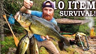 3-Days, 10-Item Survival Challenge - Eating Only What We Catch for 72 Hours!