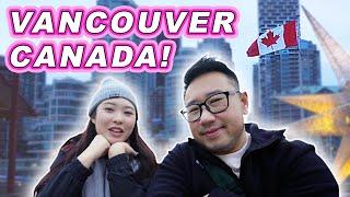 FIRST TIME IN VANCOUVER  || Amtrak from Seattle to Vancouver, Canada!