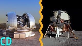 Why can't we see the Apollo lunar landers on the Moon from Earth ?