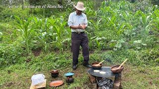 Mi Gonza Hace de Comer en el Campo Donde Anda Trabajando Así se Cocina en el Rancho