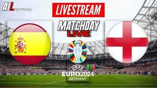 UEFA EURO 2024 | SPAIN vs ENGLAND Live Stream International Football Commentary FINAL / En Vivo