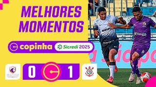 FALCON 0 X 1 CORINTHIANS | MELHORES MOMENTOS | SEGUNDA FASE | COPINHA 2025