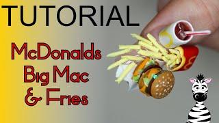 EXTREME 3D McDonalds Acrylic Nail Art Tutorial