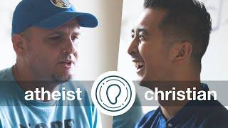 Atheist attacks Christian... and now they're friends [EXPLICIT]