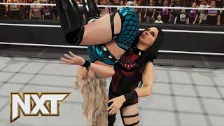 WWE 2K24 NXT STEPHANIE VAQUER MAKES A SURPRISING DEBUT AGAINST STEVIE TURNER