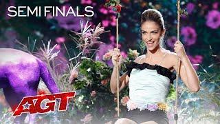 Léa Kyle Performs DAZZLING Quick-Change - America's Got Talent 2021