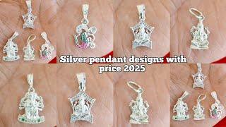 latest Silver Chain pendant designs with Price 2025