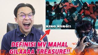 GILA INI!! TREASURE - 'KING KONG' MV REACTION!!