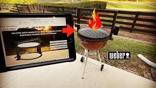 Honest Review of The Weber 22” Kettle OnlyFire Santa-Maria Style Grill / Rotisserie System Accessory