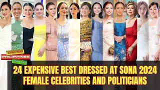 24 Expensive Best Dressed at SONA 2024 Female Celebrities and Politicians