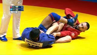 IVANOV Martin (BUL) vs HASANOV Emil (AZE). Sambo World Cup Kharlampiev Memorial 2018