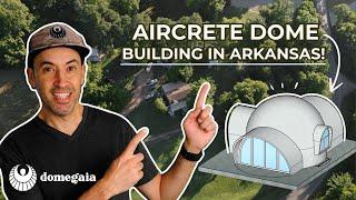 Aircrete Dome Construction Starting - New Design