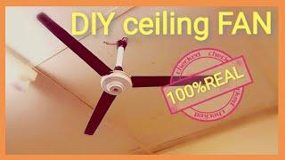 how to make a 12v CEILING FAN.. garmi Ka tod..bijli ki bachat