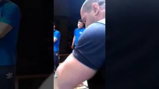 ЧЕМПИОН МИРА ПО ЖИМУ ЛЕЖА ДЕСЯЦКИЙ АЛЕКСАНДР  - 210кг.