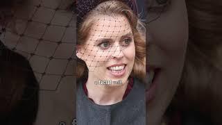 Princess Beatrice's Inappropriate Funeral Accessory #royals #princessbeatrice #royalfashion