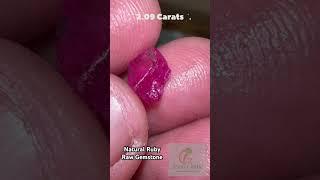 2.09 Carat Natural Pink Ruby Raw Beauty #gemstone #ruby #jewellery #ring #jewelry #gems