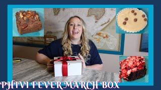 PHIVI FIVER UNBOXING & REVIEW | March 2022 | Phivi Fever Artisanal Desserts | Iconic American Snacks