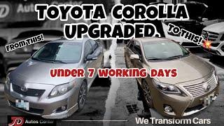 TOYOTA COROLLA UPGRADE AT JD AUTOS CENTER.