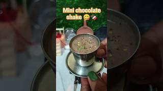 Mini Chocolate shake hot chocolate #shorts #chocolateshake #hotchocolaterecipe #trending #viral