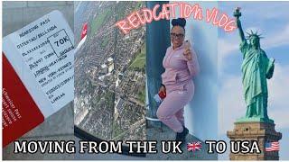 RELOCATION VLOG | RELOCATING FROM THE UK  TO USA AFTER 8 YEARS | INTERNATIONAL STUDENT.