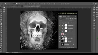 Tutorial : How to use Spider Webs Photoshop Action