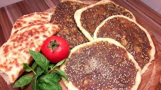 المناقيش اللبنانية التي يحبها الجميع بعجينة اخف من القطن و بدون فرن|No Oven Manakish Recipe