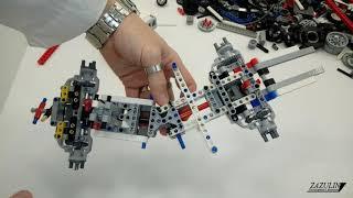 дифференциал, карданная передача и понижающий редуктор LEGO Technic differential