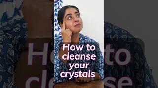 How to Cleanse and Energize your crystals #crystals #shorts #crystalenergy