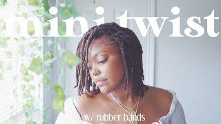 simple mini twist for natural hair 