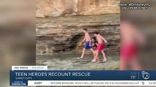 Teen boys recount rescue at Sunset Cliffs