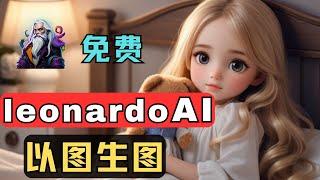 新手AI绘图教程，leonardo.ai如何以图生图  AI赚钱，图生图手把手教程