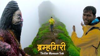 Brahmagiri Trek | ब्रह्मगिरी पर्वत त्र्यंबकेश्वर | गोदावरी नदी उगमस्थान | शिव जटा मंदिर | Nashik