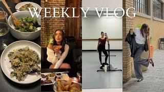 VLOG: chill week in my life, going out for drinks, ballet class, balancing my schedule, more!