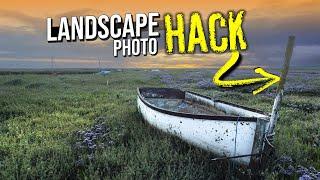 Flat Horizon? No Problem! Easy Landscape Photography Composition Hack