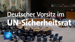 Deutschland übernimmt Vorsitz im UN-Sicherheitsrat/