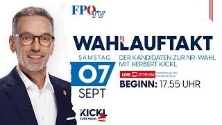 Der FPÖ-Wahlauftakt 2024 mit Herbert Kickl